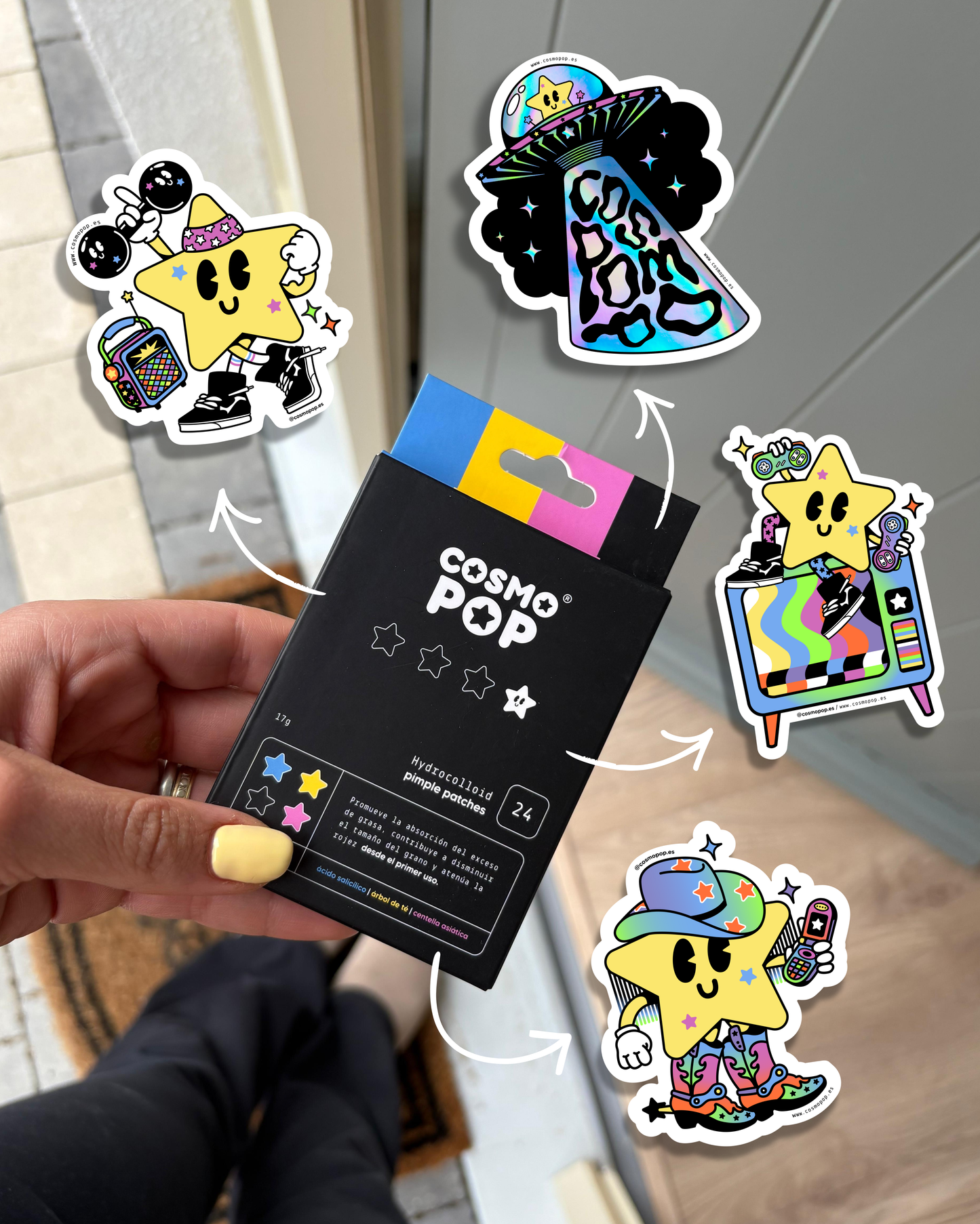 𝗖𝗼𝘀𝗺𝗼𝗽𝗼𝗽® parches hidrocoloides para granitos